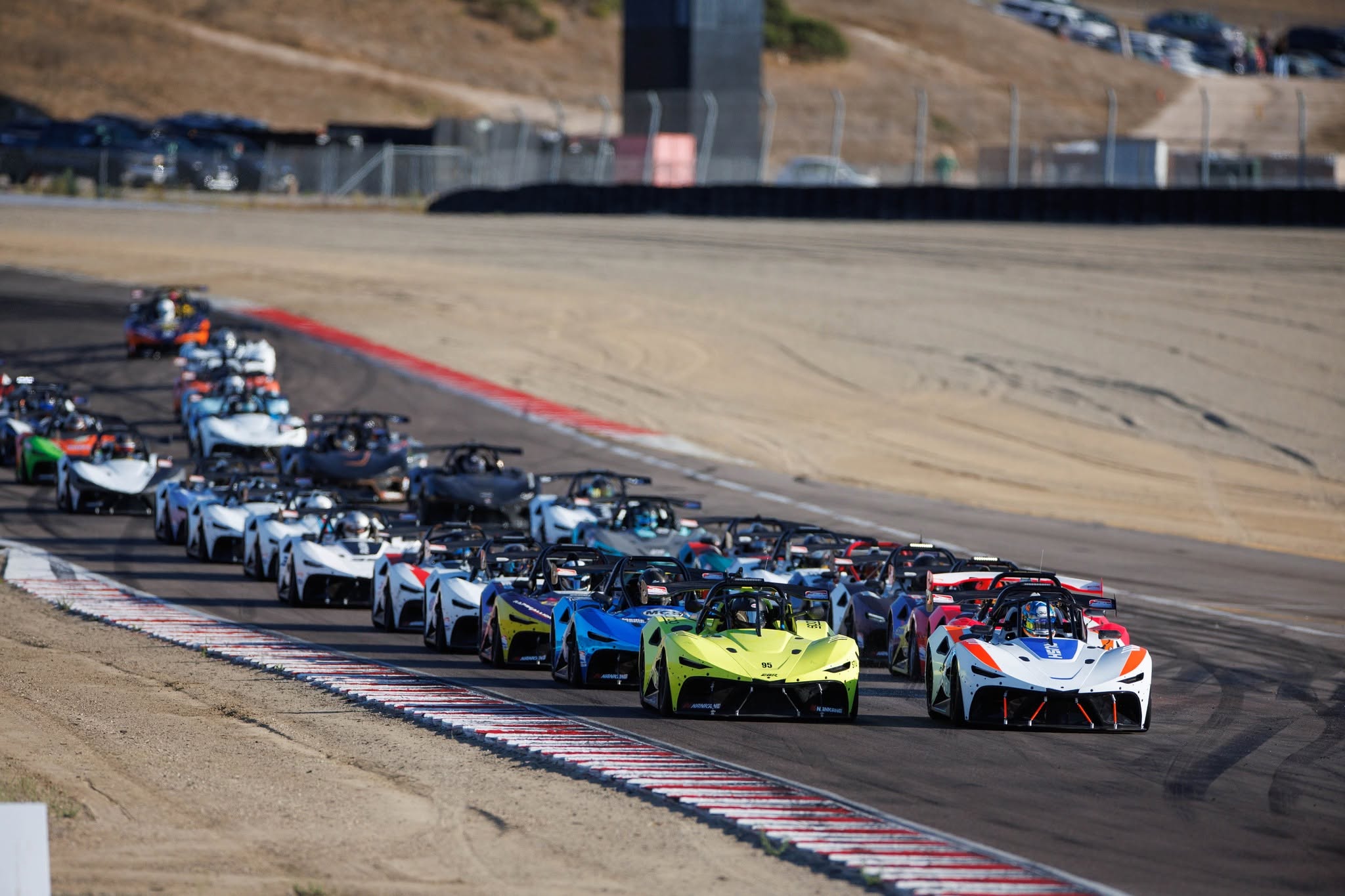 Rush SR racing at Laguna Seca