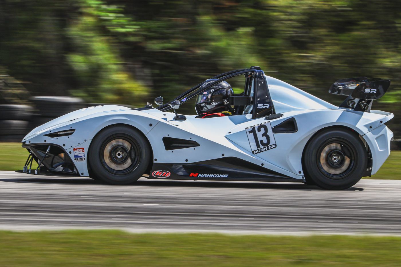 Rush SR number 13 at speed